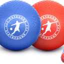 10 Inch Kickball Set, Playground Ball with Carrying Bag, Dodge Balls for Kids and Adults, Bouncing Sport Handball and Toy Ball, Outdoor Balls Official Camps