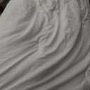 Queen Comforter Set White, 3 Pieces Lightweight Comforters Queen Size Quilted Bedding Sets, All Season Breathable Solid Down Alternative Comforter with 2 Pillowcases, Bed Set Gift for Home