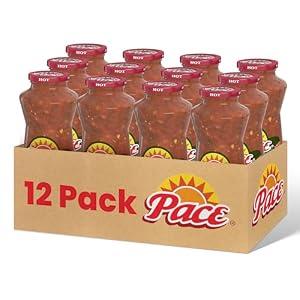 Pace Chunky Salsa, Hot, 24 oz. Jar (Pack of 12)
(EXP 08/07/26)