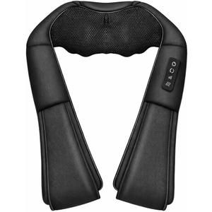 Shiatsu Neck and Shoulder Massager Whit Heat Deep Tissue Kneading Massage Pillow