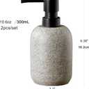 GalDal 2pcs/Set Grey Soap Lotion Dispenser with A Spare Pump,Liquid Hand Soap Dispenser Sets for Bathroom Countertop, Soap Dispenser for Kitchen.