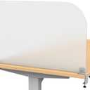 Desk Divider for Students and Desk Privacy Panel. Office Partitions and Ideal Cubicle Light Shield. Frosted Acrylic Clamp-on Desk Partition - 29 W x 18H Divider