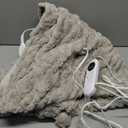 1 Pc Electric Throw Blanket 50" X 60", Soft Heated Throw Blanket, 6 Heating Levels