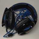 SADES SA902 Stereo Gaming Headset 7.1 USB Surround Sound PC Headsets Over-Ear Gaming Headphones with Microphone LED Light Black Blue