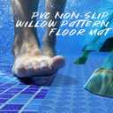 Swimming Pool Ladder Mat,Swimming Pool Step Mat with Non-Slip Texture - Blue Protective Pools Step Pad, Pool Accessories for Above Ground Stairs(36 X 24 Inch)