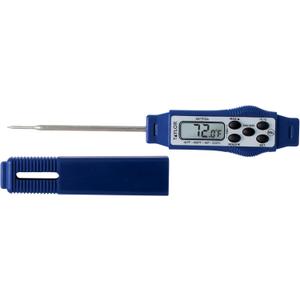 Taylor 9877FDA Compact Waterproof Digital Food Thermometer, 2.81 Inch Stem Length with an FDA Recommended 1.5mm Probe Diameter, NSF, Blue