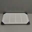 HVAC Premium 10 x 20 Duct Opening Steel Return Air Filter Grille, for 1-inch Filter, Removable Door, Flat Stamped HVAC Vent Cover Grille, Outer Dimensions 12.5 x 22.5