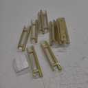 10 Pack Self-Stick Push Pull Helper ABS Plastic Wardrobe Handle Instant Cabinet Drawer Furniture Handles (Gold)