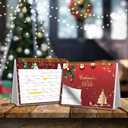 3 x Small Desk Calendar 2026 - Standing 2026 Desk Calendar, Oct.2025 to Dec.2026, 8" x 6", Monthly Flip Desktop Calendar with To Do List, Your Personal Desk Planner with Pocket for Work Home Office