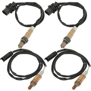 Upstream Downstream Oxygen Sensor for BMW 325Ci 2003-2006 325i 2003-2005 330Ci 2003-2006 330i 2003-2005 525i 2004-2005 530i 2004-2005 X3 2004-2006, 234-4683 234-5107 O2 Sensor