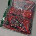 AQOTHES Pack of 2 Christmas Plaid Decorative Throw Pillow Covers Scottish Tartan Cushion Case for Farmhouse Home Holiday Decor Red and Green, 18 x 18 Inches