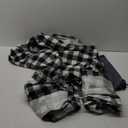 Bare Home Comforter Set - Queen Size - Ultra-Soft - Goose Down Alternative - Premium 1800 Series - Reversible - All Season Warmth (Queen, Chester Buffalo Plaid - White/Black)