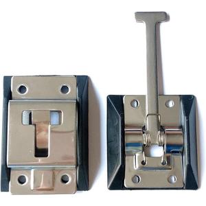 RV Door Holder Polished Stainless Steel T-Style Entry Door Catch for Camper Trailer Motorhome 1 Pack