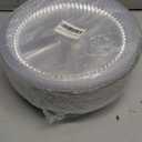 CURTA 7" Round Aluminum Foil Pans with Clear Lids | Heavy Duty | Great for Broiling, Baking, Storage, Roasting, Takeout, Air Fryer | 30 Pack