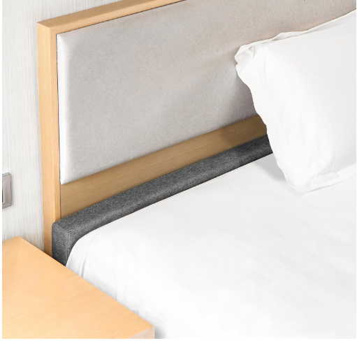 Deepshark Bed Gap Filler for Queen Mattress, High-Density 45D Sponge, Removable and Washable Cover, Mattress Extender Filler for Headboard Gap, Bed Space Crack, Wall(60"×2"×10", Queen)