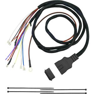 11 Pin Plow Side Light Wiring Harness Replace 26347 26377 Fit for Western SnowEx Plows Fisher Blizzard, 3 Plug Snowplow Light Harness with Dust Cover