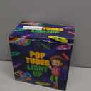 Siwarm 24 Pcs Glow Sticks Toys for Kids, LED Light Up Pop Tubes/Bracelet Party Favors for Kids,Glow in The Dark Party Supplies, Birthday Gifts Xmas Stocking Goodie Bags Stuffers Boys Girls