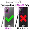 Compatible with Samsung Galaxy Note 20 5G Wallet Case with Screen Protector Crossbody Shoulder Strap Ring Buckle Stand Card Holder Phone Cover for Note20 Notes 20s Twenty Not S20 Women Men Black
