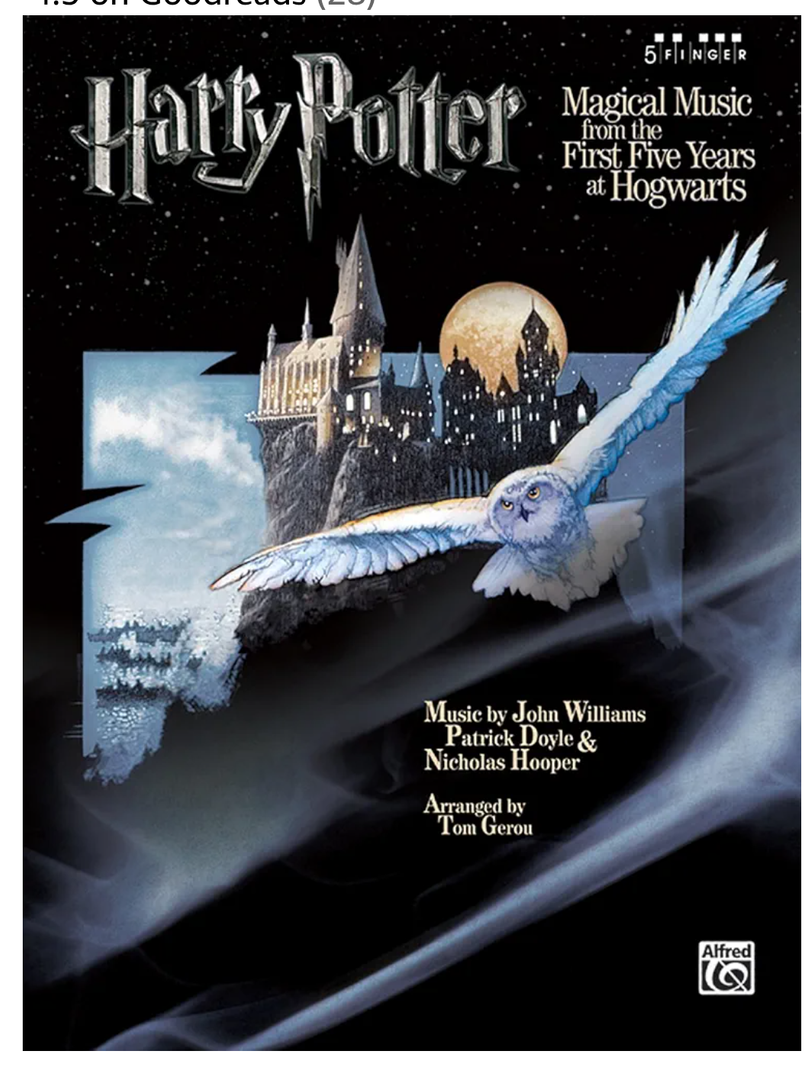 Harry Potter Magical Music: From the First Five Years at Hogwarts (Five Finger Piano) (5 Finger)