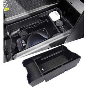 Center Console Organizer Tray Armrest Storage Box for Toyota RAV4 2026, Interior Accessories Insert Storage Tray for 2026 RAV 4, Black