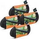 AIODE Flat Soaker Hose 200FT (50FT 4Pack) for Garden Beds Drip Hose Heavy Duty Save 80% Water for Vegetable Tree (200FT)