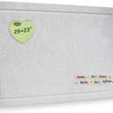 Feltor Cork Board Alternative, 29"x23" Felt Picture Board, Contains 1 Box of 20 Push Pins (Random Color), Better Home Wall Decoration Than Paper Bulletin Board Roll - Beige
