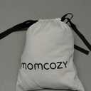 Momcozy Baby Wrap Carrier, Easy to Wear Infant Carrier Slings, Lightweight Hands Free Baby Sling, Adjustable Baby Carriers for Newborn to Toddler 8-35 lbs, Black