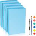 LuckyFoam Blue 4 Pack 12x7.5x2 inch FR Foam Sheets 2 Inch Thick Polystyrene Rectangles XPS Foam Board Craft for Insulating DIY Modeling Art Supplies (12x7.5x2 inch 4pcs)