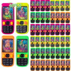 48 Pack Handheld Water Ring Toss Games for Kids Party Favors, Goodie Bags Stuffers, Birthday Return Gifts, Classroom Treasure Box Prizes Bulk, Halloween/Christmas Pinata Filler Toys