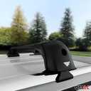 OMAC Roof Rack Cross Bars for Toyota RAV4 2013-2018 Heavy Duty-Lockable 220Lbs Aluminium Black 2Pcs fits Cargo Carriers Kayak Canoe Bike Snowboard
