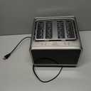 Smart Toaster 4 Slice Wide Slot Dual Digital TouchScreen & Independent Control for Family | 1800W Stainless Steel for 6 Bread Types & Toast Settings | Defrost Reheat & Single-Slice Modes