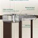 Babelio 26-40" Pressure Mounted Baby Gate for Stairs, PressGuard Dog Gate