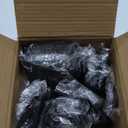 Kitchen Utensils Set-12 Pieces Silicone Cooking Utensils Set Dishwasher Safe 392F Heat Resistant Spatula Set Nonstick Cookware (Black)