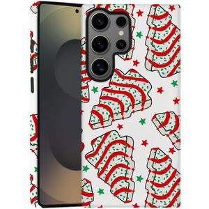 Case for Samsung Galaxy S25 Ultra,Merry Christmas Tree Red Phone Case Drop Resistant Frosted 2 in 1 Solid Dual-Layer Cover for Girl Women