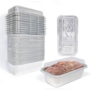 Disposable Loaf Pans with Lids, 27 Pack, 8.5x4.5" Bread Pans, Food Storage Containers, Heavy-duty 2lb Aluminum Loaf Pans, Pastry Boxes, Perfect for Baking Storing and Street Treats Takeout