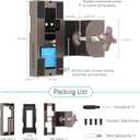 Anti Theft Ring Doorbell Mount: Metal Ring Apartment Door Mount Blink Doorbell Camera Holder No Drill - Renter Friendly Ring Doorbell Mount No Damage