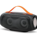 iLive IPX4 Splash Wireless Bluetooth Water Resistant Speaker with LED Lights, Black