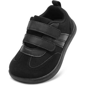 STQ KIDS Toddler Wide Toe Box Shoes:Boys Barefoot Shoes Kids Walking Shoes Boy Sneakers Non-Slip Zero Drop Shoes,Toddler First Walking Shoes Comfort Tennis Outdoor Activities, Kids Size 10