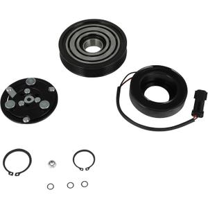 ECCPP A/C Compressor Clutch Fit for Jeep Liberty 3.7L 2002 2003 2004 2005 AC Compressor Clutch Assembly Kit Pulley Coil Set