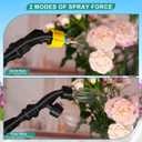 Electric Garden Sprayer 1.6 Gallon, Battery Powered Sprayer with 5 Nozzles & Extra O-Ring, Cordless Automatic Plant Sprayer with Telescopic Wand for Lawn and Garden