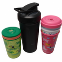5 cup black green Pink