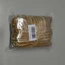 60 Pcs Khaki Christmas Velvet Bows for Christmas Tree, 5x7 Inch Pre-Tied Vintage Ribbon Bows Ornaments for Gift Wrapping Wreaths Garland Xmas Holiday Dcor (3/8")