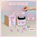 Positive Nail Polish Affirmation Jar, 60 Confidence Boost Notes for Teen Girls & Women, Cute Stuff for Teen Girls, Birthday Gifts & Valentines Day Gift Daughter, Grandaughter, Sister, Kids Girl