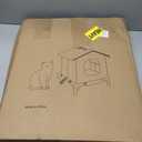 Cat House for Outside&Indoor,Insulated and Weatherproof,Foldable Cats Shelter, Easy to Put Together, Selfwarming Cat Shelter for Winter,Large Cave Bed for Garden(18 x 18 x 24 inch,L,Normal)