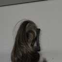 CJL HAIR Claw Clip Short Ponytail Hair Extensions DIY Bendable Metals Messy Bun Hair Piece for Wonen Straight Synthetic Fake Hairpieces Pepper Grey