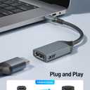 acer USB-C to HDMI Adapter 4K@60Hz, (High Speed, Thunderbolt 3/4) Type C to HDMI Converter Compatible with MacBook Pro/Air, iPhone 17 16 15 Pro/Max, iPad Pro/Air, Surface, Dell XPS, Chromebook, etc