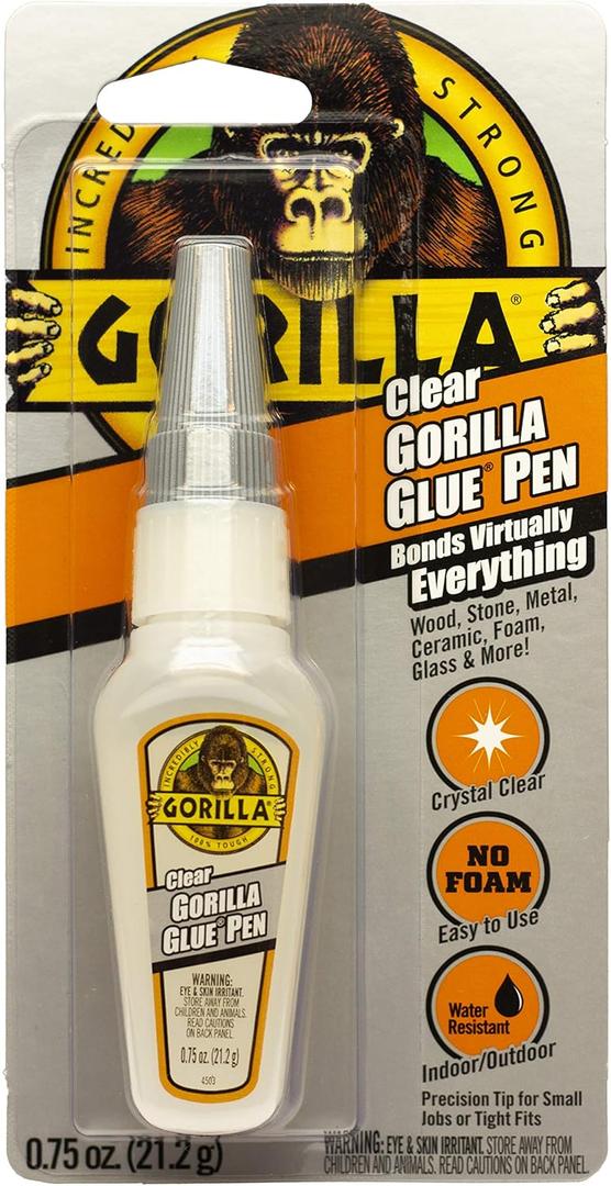 Gorilla Clear Glue Pen, 0.75 Ounce, (Pack of 1)