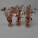 3 Pcs 30th Rose Gold Birthday Decorations for Table Centerpieces Star and Number 30 Metallic Gleam Foil Spray Centerpieces for Women 30th Birthday Anniversary Party Decoratio