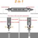 Gifts for Men,THOSAF Damaged Screw Extractor Set,Fathers Day Gifts for Dad from Daughter Son,Mens Gifts for Dad,Husband,Stripped Screws Bolt Drill Bit Tools for Easy Removal of Rusty Broken Screw