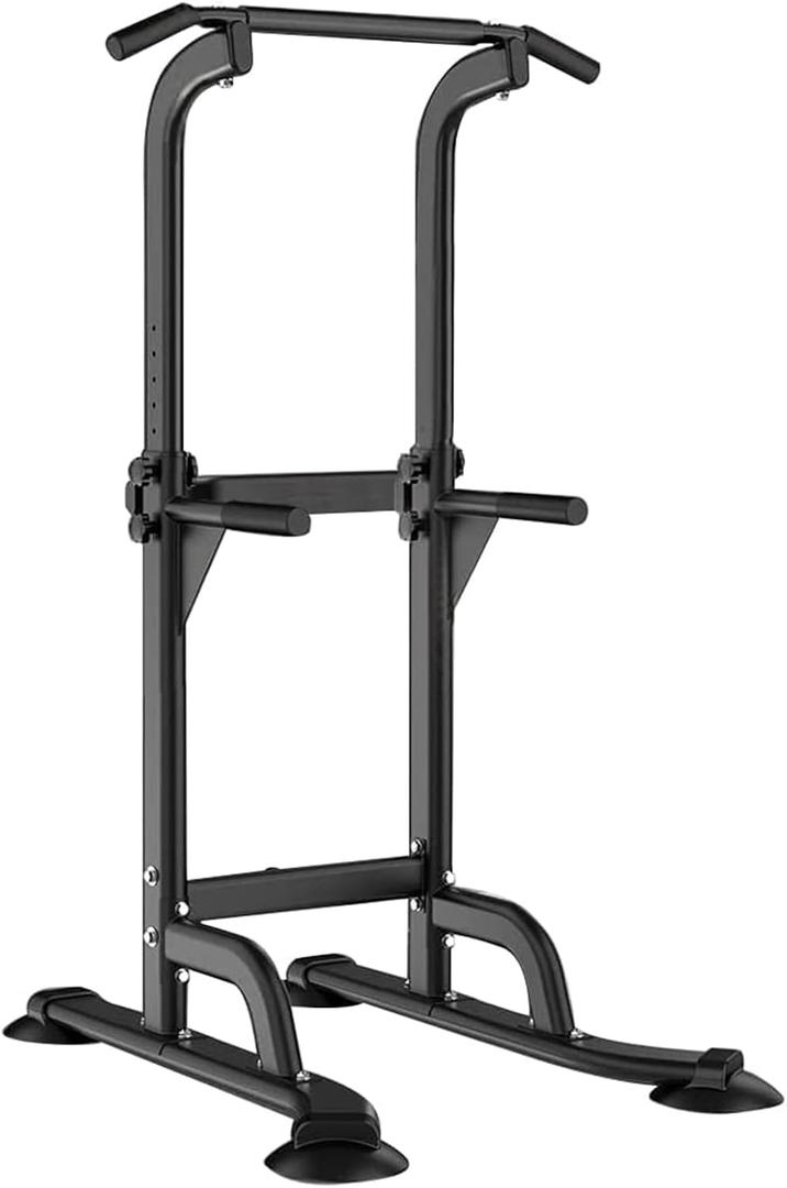 soges Power Tower Pull Up & Dip Station US9-PSBB005-Parents (Black)